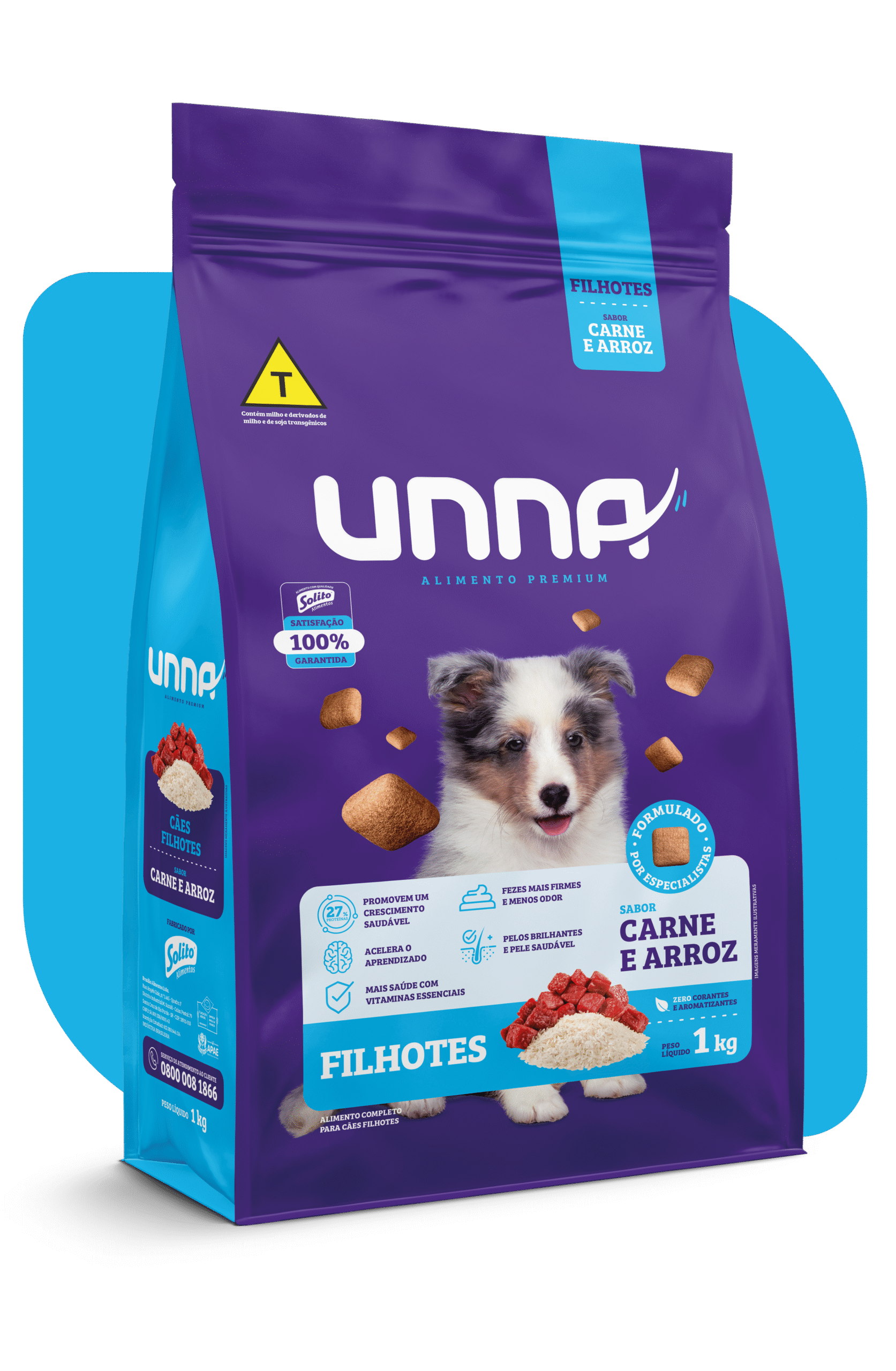 mockup-unna-caes-filhotes-1kg f